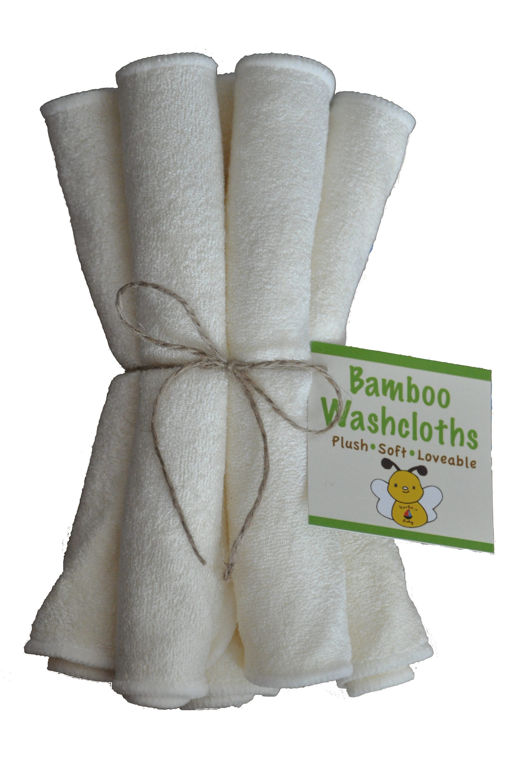 Organic Bamboo Washcloths (8 Pack)
