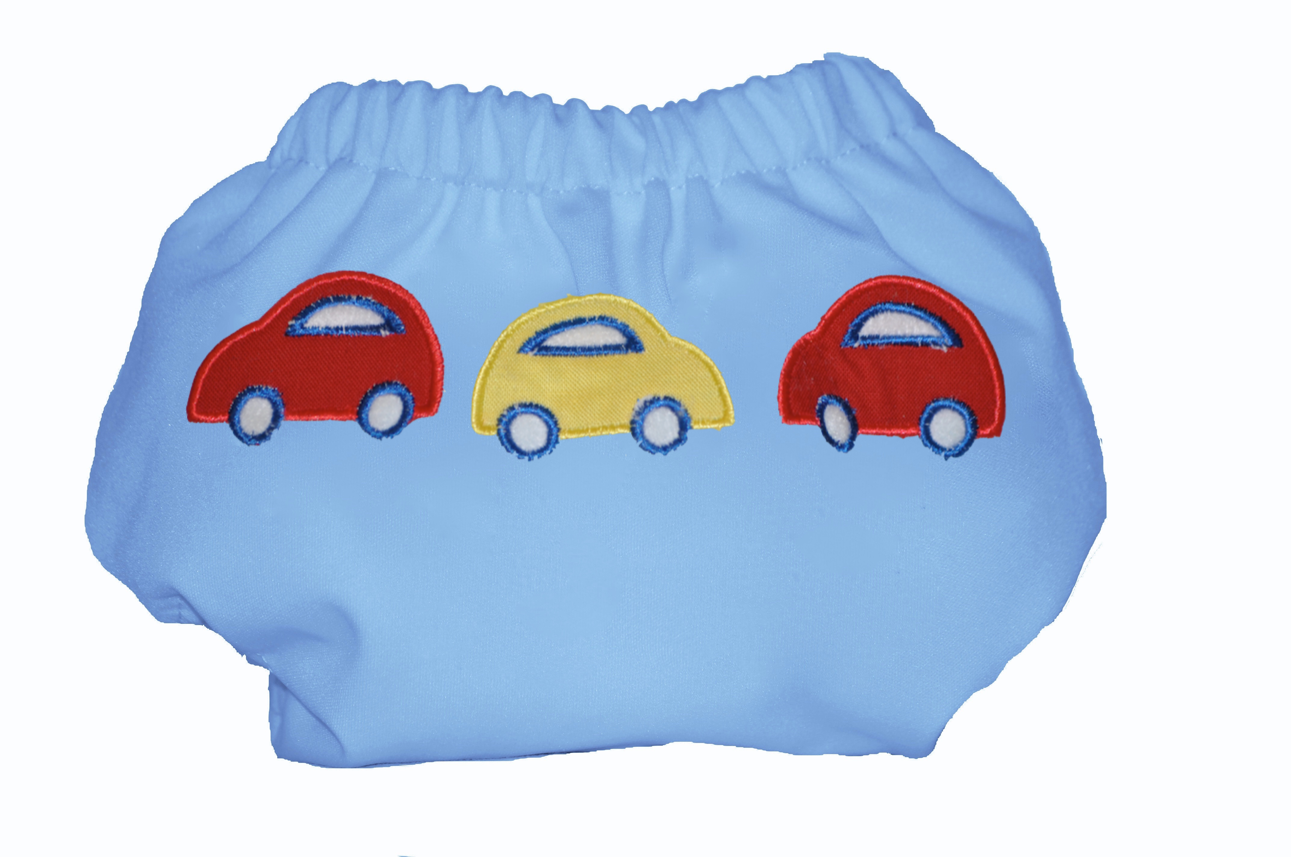 CarriedAway Charcoal Bamboo One Size Pocket Diaper Snap Closure (2 Pack) "Beep! Beep!" 