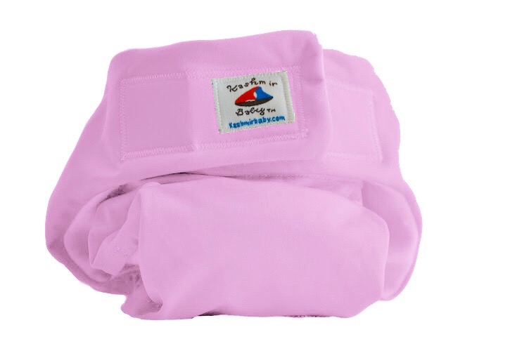 Hemp One Size Pocket Diaper Velcro Closure (2 Pack) "Pretty in Pink"